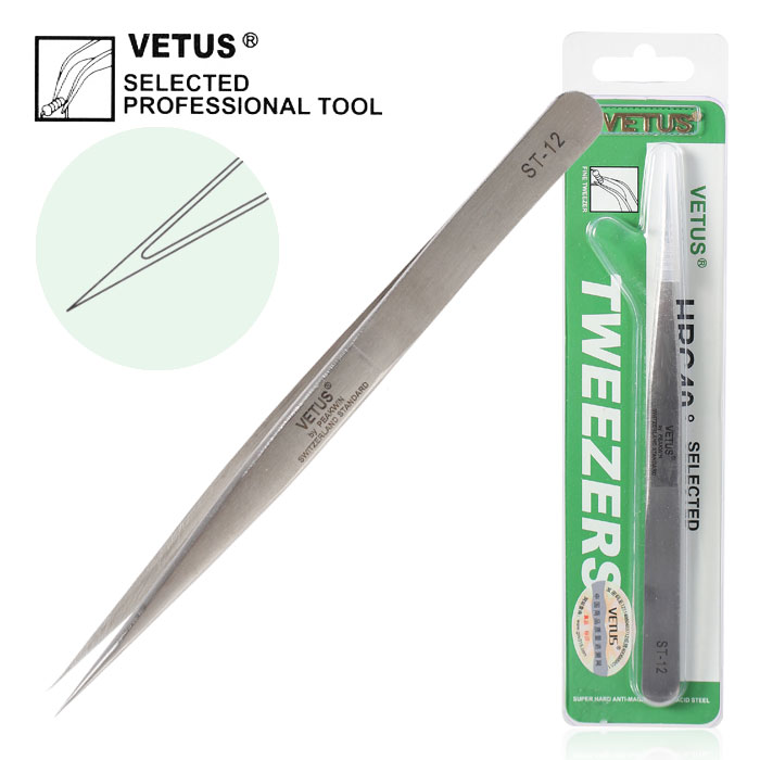 [VETUS] TWEEZERS 속눈썹전용 일자핀셋 ST-12