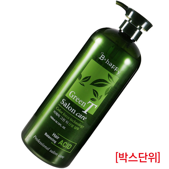 [세화] 비해피 그린 티 산성 샴푸 1.500ml (박스단위특가)