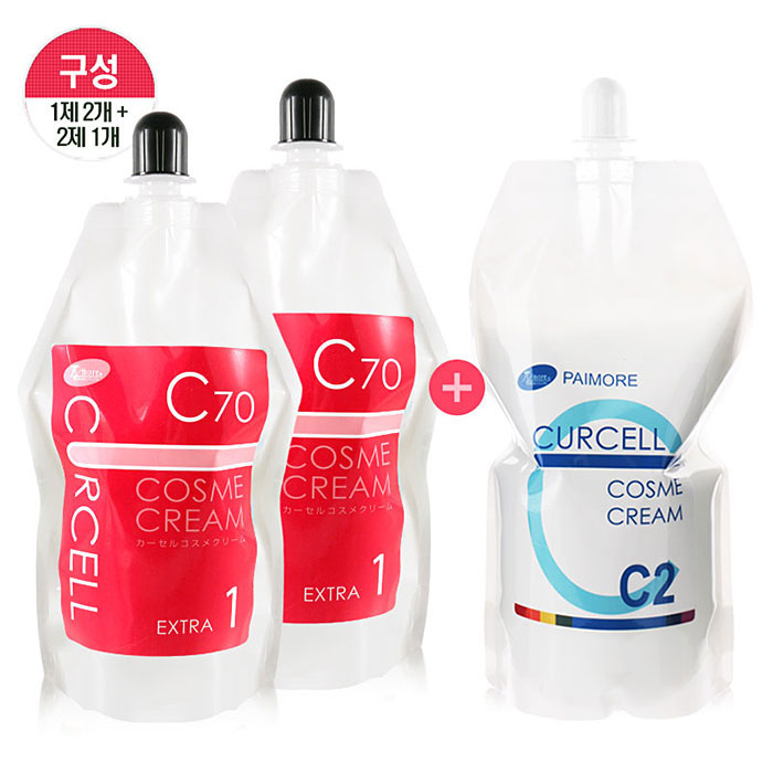 [파이모아] 커셀 코스메 크림 70 볼륨매직&매직(열펌전용/손상모용) ◇