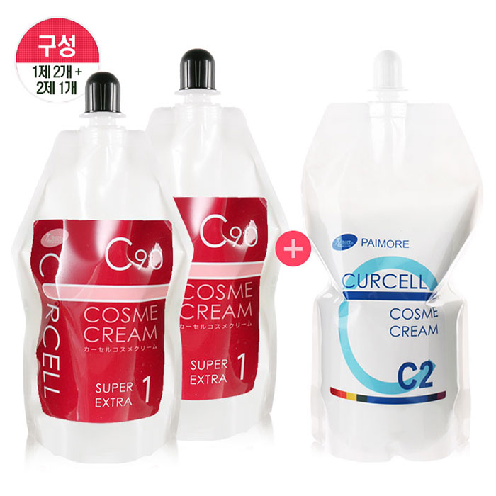 [파이모아] 커셀 코스메 크림 90 볼륨매직&매직(열펌전용/건강모용)