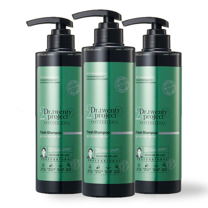 [닥터트웬티] 닥터트웬티프로젝트 프로페셔널 프레시 샴푸(탈모증상완화) 500ml ◇