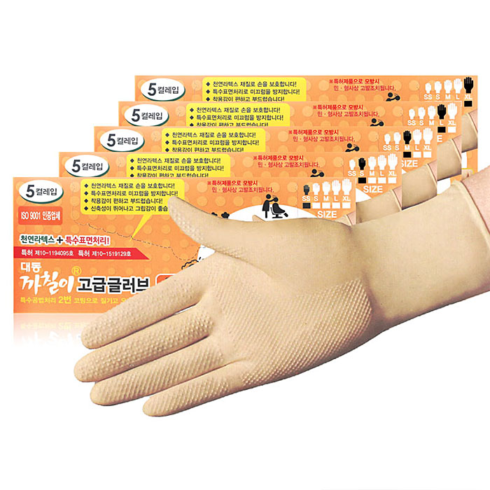헤어2000,[대동] 까칠이 다목적 천연 라텍스 미용장갑 (아이보리) (미니) 낱개10개입 5쌍1갑