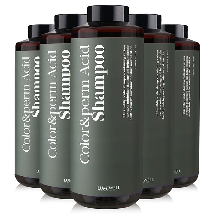 헤어2000,[루미웰] 루미에스 컬러앤펌 애시드 산성샴푸 1,500ml (펌푸증정) ◆ 6월 9일 입고 예정