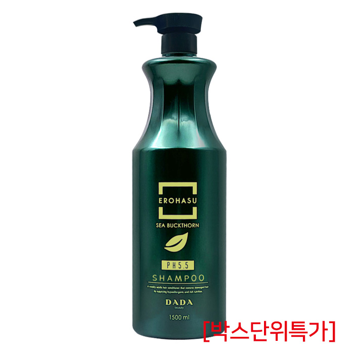 [다다] 다다 이로하스 씨벅톤 산성 샴푸 1500ml (박스단위특가) ◆ 6월 5일 입고 예정